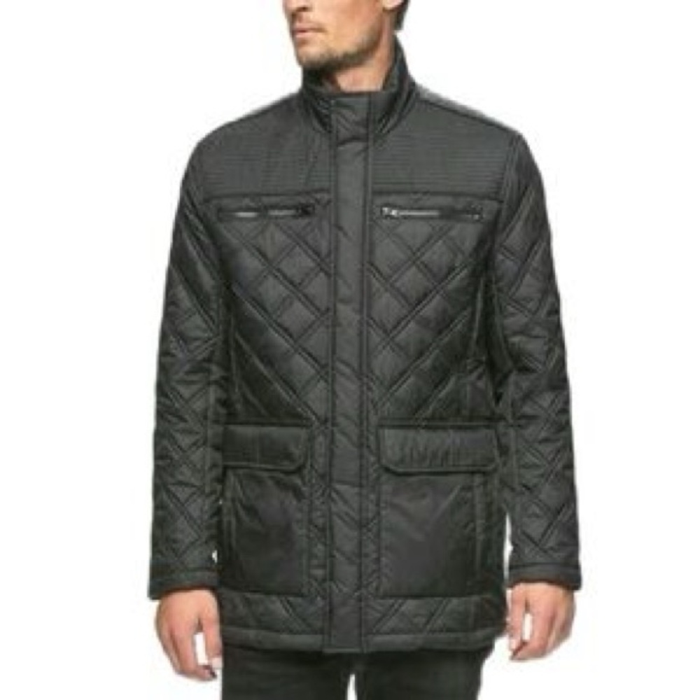 Marc New York Men's Black Quilted Jacket